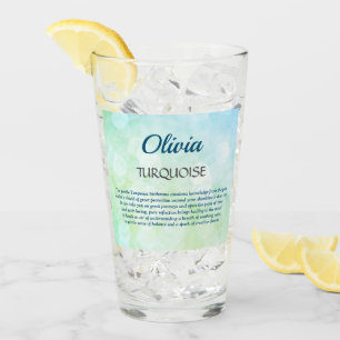 Dezember Birthstone Türkisches Design Glas