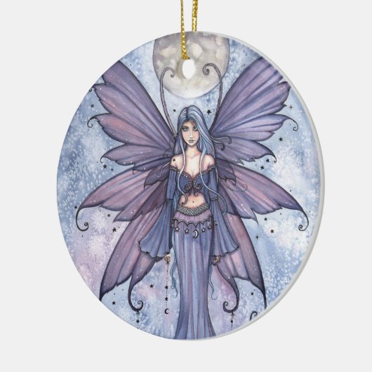 Dezember Blue Fairy Ornament (Links)