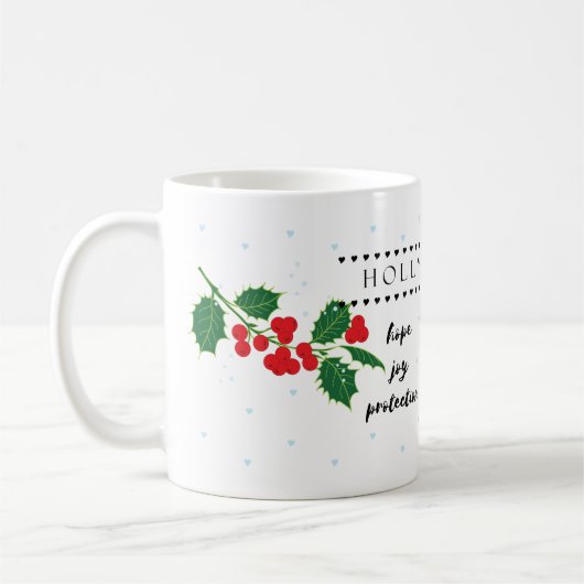 Dezember Blume Tasse mit Blume Treffen (Links)