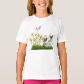 Dezember Blume und Stein T-Shirt (Vorderseite)