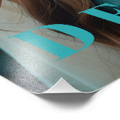 *~* DEZEMBER Boho Headdress Zircon Turquoise AP53 Fotodruck (Ecke)