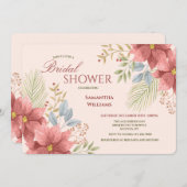 Dezember Bridal Dusche Einladung (Vorne/Hinten)