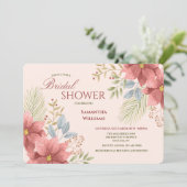 Dezember Bridal Dusche Einladung (Stehend Vorderseite)