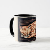 Dezember Cat - Julie de Graag Poster Tasse (Vorderseite Links)