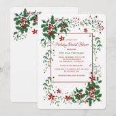 Dezember Einladung zur Dusche (Vorne/Hinten)