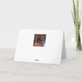 Dezember Feiertagskarte (Rückseite)