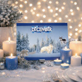 Dezember Folien Feiertagspostkarte
