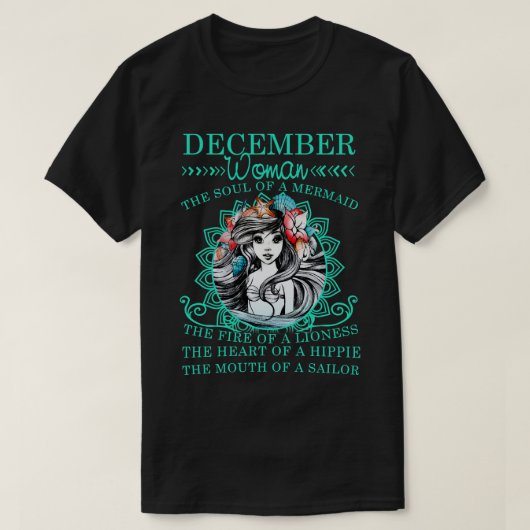 Dezember Frau T-Shirt (Design vorne)