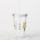 Dezember Geburtsmonat Blume Delilah Personalisiert Acryltrinkbecher (Links)