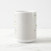 Dezember Geburtsmonat Blume Narcissus Elegante Kaffeetasse (Mittel)