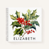 Dezember Geburtsmonat Blume Sondergeschenk für sie Notizblock (Vorderseite)