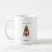Dezember-Geburtsmonat Mädchen | Monogramm Kaffeetasse (Links)