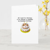 Dezember-Geburtstag Karte (Gelbe Blume)