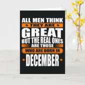 Dezember Geburtstag (Text hinzufügen) Karte (Gelbe Blume)