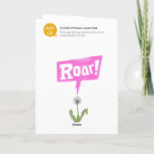 Dezember Geburtstagskarte Karte (Rückseite)