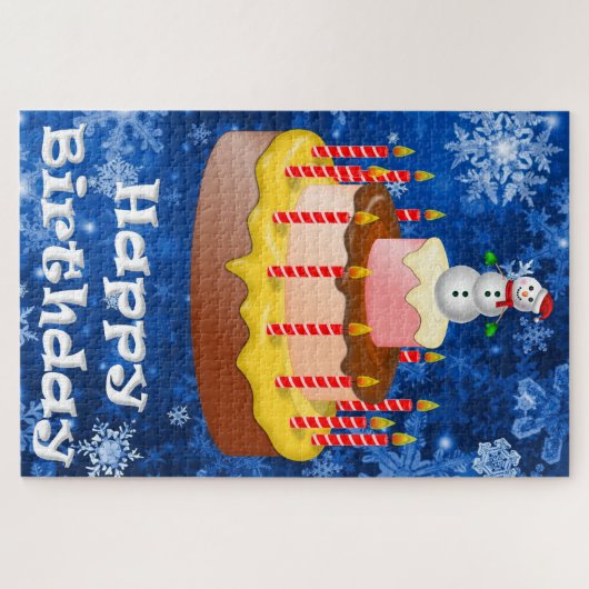 Dezember Geburtstagsrätsel Puzzle (Horizontal)