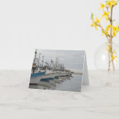 Dezember Harbour Note Card Karte (Gelbe Blume)