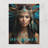 *~* DEZEMBER Headdress Turquoise Zircon AP53
