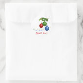 Dezember Hochzeit Vielen Dank Stickers Holly Ornam (Tasche)
