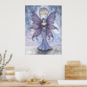 Dezember in Blue Fairy Poster von Molly Harrison (Küche)