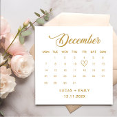 Dezember Kalender Gold Wedding Napkins Serviette