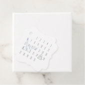 Dezember-Kalender-Weihnachtsgeschenk-Anhänger Geschenkanhänger (Beispiel)