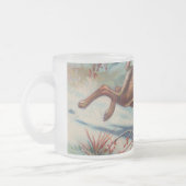 Dezember-Kaninchen-mattierte Tasse (Links)