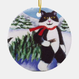 DEZEMBER KERAMIKORNAMENT