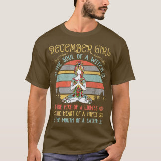 Dezember Mädchen die Soule einer Hexe Vintagen Yog T-Shirt