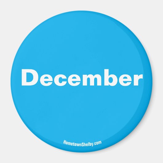 Dezember-Magnet Magnet (Vorne)