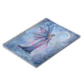 Dezember Moon Fairy-Notebook von Molly Harrison Notizblock (Linke Seite)