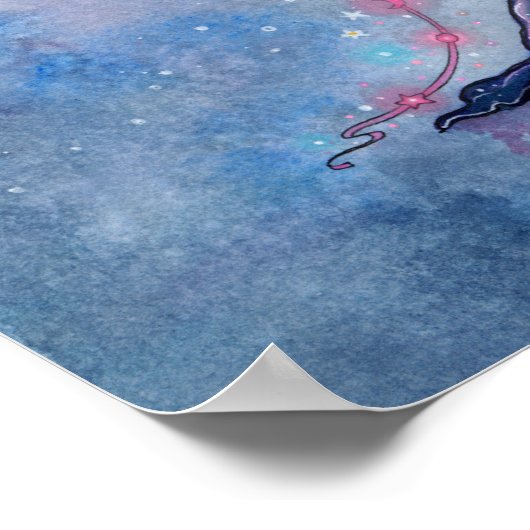 Dezember Moon Fairy Poster von Molly Harrison (Ecke)