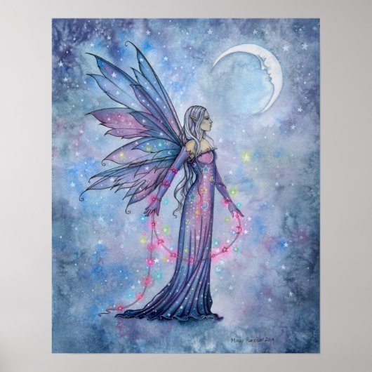 Dezember Moon Fairy Poster von Molly Harrison (Vorne)