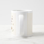 Dezember Morgen | Langsame Morgen. Warme Hände. Jumbo-Tasse (Rückseite)
