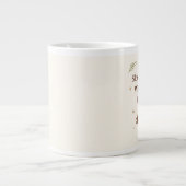 Dezember Morgen | Langsame Morgen. Warme Hände. Jumbo-Tasse (Vorderseite)