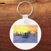 Dezember Morning Schlüsselanhänger (Vorderseite)