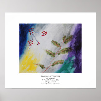 Dezember Nachmittag Poster