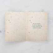 Dezember Narcissus Geburtskarte Karte (Innenseite)