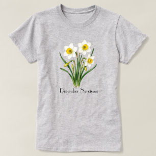 Dezember-Narzissen-Blumen-T-Shirt T-Shirt