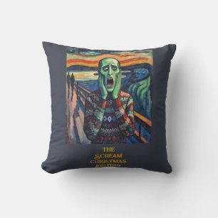 Dezember Not - Edvard Munch Weihnachtspulli Kissen