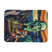 Dezember Not - Edvard Munch Weihnachtspulli Magnet (Horizontal)