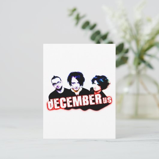 Dezember Postkarte (Stehend Vorderseite)