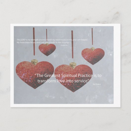 Dezember Postkarte (Vorderseite)