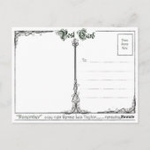 Dezember Postkarte (Rückseite)