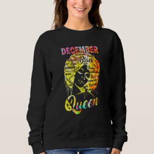 Dezember Queen Black Women Afro Natural Hair Afric Sweatshirt