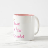 Dezember Queens Zweifarbige Tasse (VorderseiteRechts)