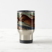 Dezember Rabbit Travel Mug Reisebecher (Mittel)