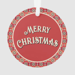Dezember-Schneeflocken Ornament