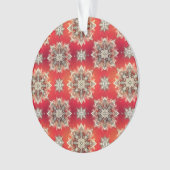 Dezember-Schneeflocken Ornament (Vorderseite)
