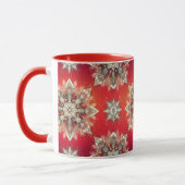 Dezember-Schneeflocken Tasse (Links)